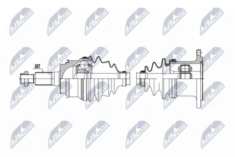 DRIVESHAFT NTY NPW-CH-163