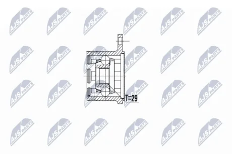 ШАРНИР РАВНЫХ УГЛОВЫХ СКОРОСТЕЙ NTY NPWSU055