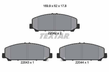 Автозапчасть TEXTAR 2204201