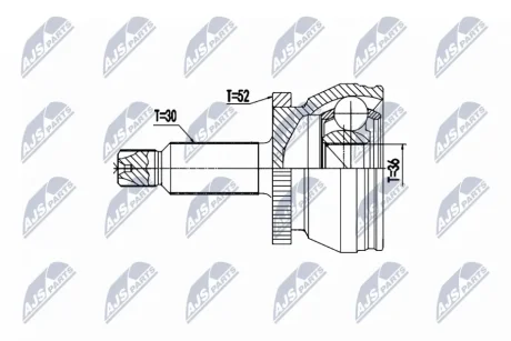 OUTER CV JOINT NTY NPZ-HY-560
