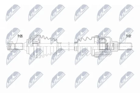 Фото піввісь NTY NPW-CT-159 ПІВВІСЬ NTY NPW-CT-159