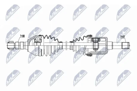 Фото піввісь NTY NPW-PL-167 ПІВВІСЬ NTY NPW-PL-167