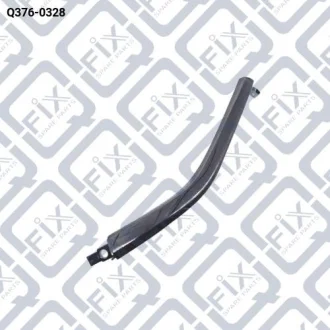 Молдінг переднього бампера (лівий, хром) Q-fix Q376-0328