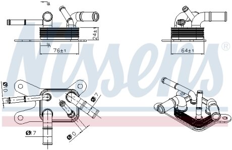 Автозапчасть NISSENS 91529