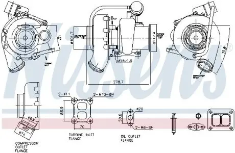 Автозапчасть NISSENS 93734