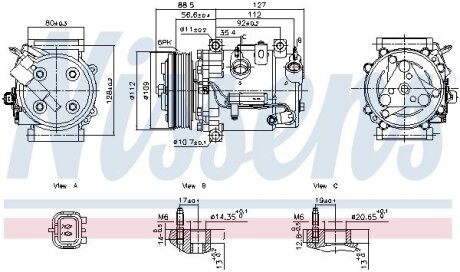 Автозапчасть NISSENS 891201