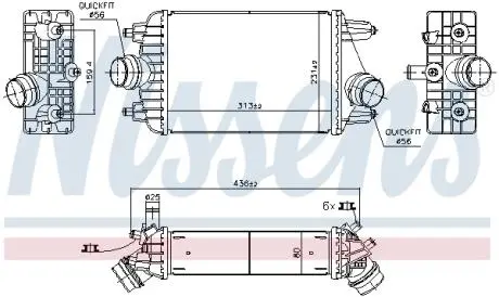 Автозапчасть NISSENS 961303