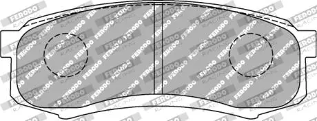 Автозапчасть FERODO FCP1021H
