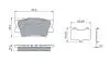 KLOCKI HAM. LEXUS ES BOSCH 0986460119 (фото 5)