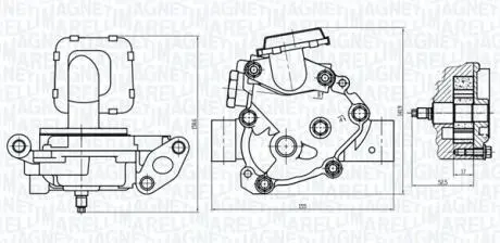 POMPA OLEJU TOYOTA AVENSIS, CAMRY, RAV I V MAGNETI MARELLI 351516000091