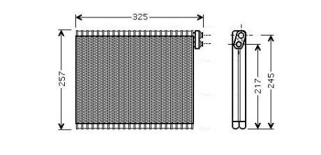 Випаровувач кондиціонера AVA COOLING TOV484