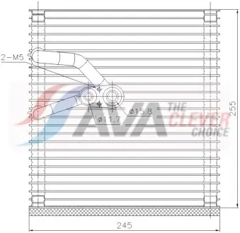 Автозапчасть AVA COOLING OLV759