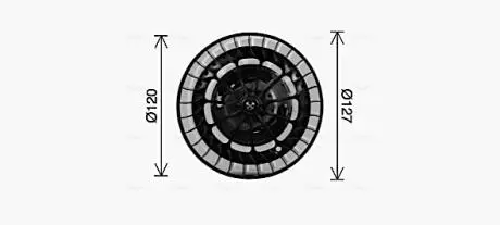 Автозапчасть AVA COOLING BW8610
