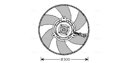 Автозапчасть AVA COOLING VN7517