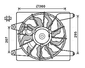 Автозапчасть AVA COOLING HY7560