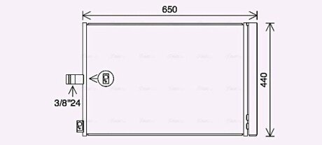 Автозапчасть AVA COOLING MS5700D