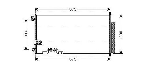 Автозапчасть AVA COOLING HDA5239D