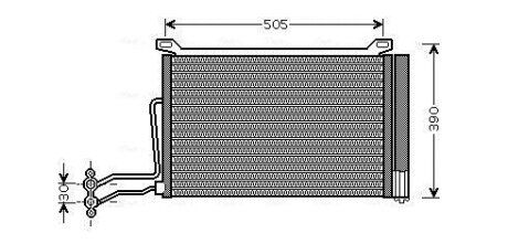 Автозапчасть AVA COOLING BW5264D