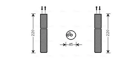 Автозапчасть AVA COOLING MTD233