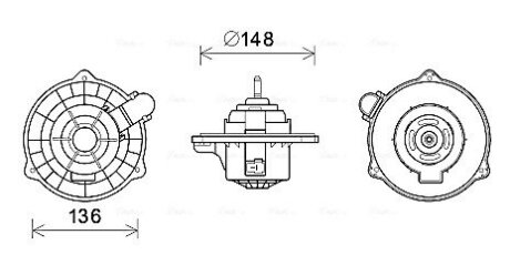 Автозапчасть AVA COOLING HY8404