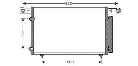 Автозапчасть AVA COOLING MZ5196D