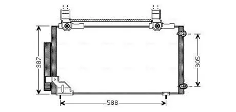 Автозапчасть AVA COOLING HDA5186D