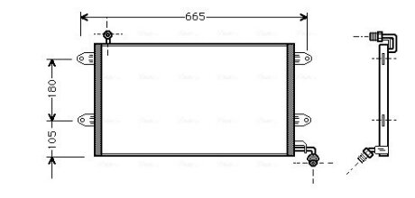 Автозапчасть AVA COOLING VN5137