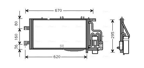 Автозапчасть AVA COOLING OLA5310D