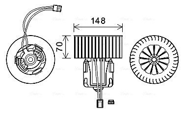 Автозапчасть AVA COOLING BW8540