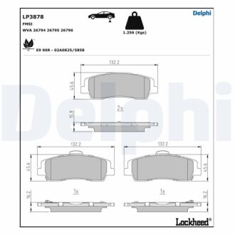 Автозапчасть Delphi LP3878