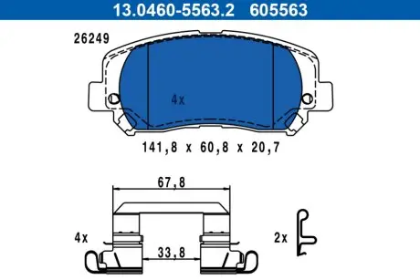Автозапчасть ATE 13046055632