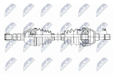 DRIVESHAFT NTY NPW-PL-169
