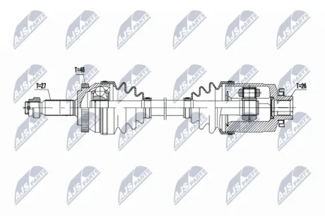 DRIVESHAFT NTY NPW-HY-630