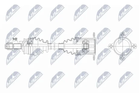 DRIVESHAFT NTY NPW-FT-093