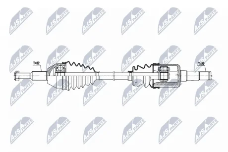 DRIVESHAFT NTY NPW-CH-159