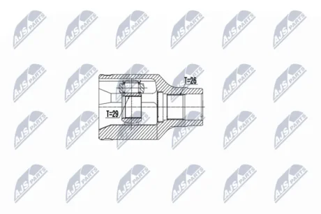 INNER CV JOINT NTY NPW-SU-020