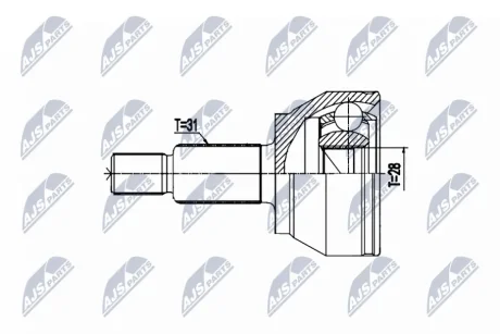OUTER CV JOINT NTY NPZ-LR-020