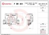 ZACISK HAMULCOWY MERCEDES-BENZ V-CLASS (W447) 03/14-> / MERCEDES-BENZ VITO MIXTO (DOUBLE CABIN) (W447) 10/1 SZT BREMBO FBR051 (фото 2)