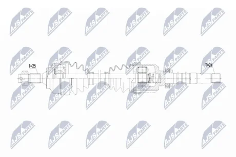 ПОЛУОСЬ NTY NPWPE124