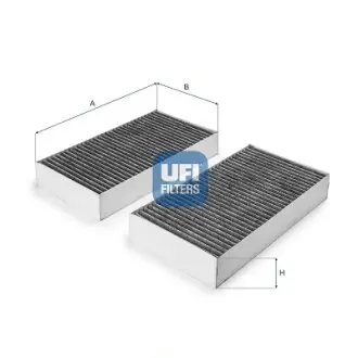 FILTR KABINOWY WEGLOWY UFI 5439400