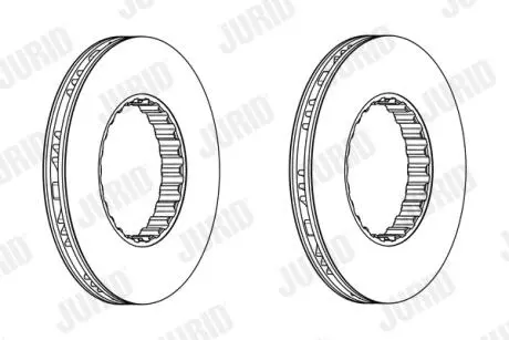 Гальмівний диск Jurid 569214J
