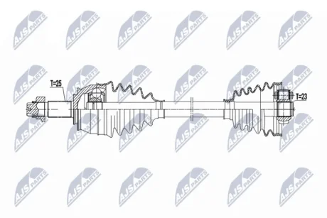 ШАРНИР РАВНЫХ УГЛОВЫХ СКОРОСТЕЙ NTY NPWFT090