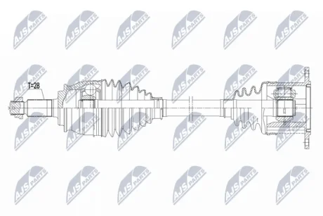 ПОЛУОСЬ NTY NPWSU069