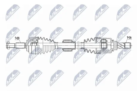 ПОЛУОСЬ NTY NPWRE223