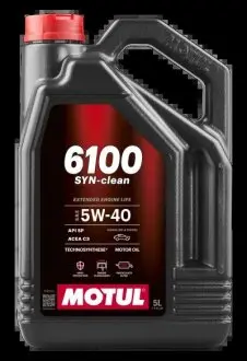 6100 Syn-clean SAE 5W40 4X5 L - NEW MOTUL 113116