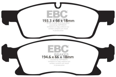 Автозапчасть EBC DP41871R