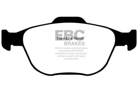 Фото автозапчасть EBC DP41641R Автозапчасть EBC DP41641R