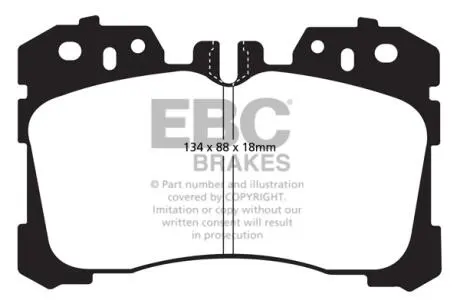 Фото автозапчасть EBC DP41811R Автозапчасть EBC DP41811R