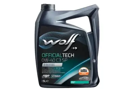 Фото officialtech 0w-40 c3 sp 5lx4 Wolf 1052036 OFFICIALTECH 0W-40 C3 SP 5Lx4 Wolf 1052036