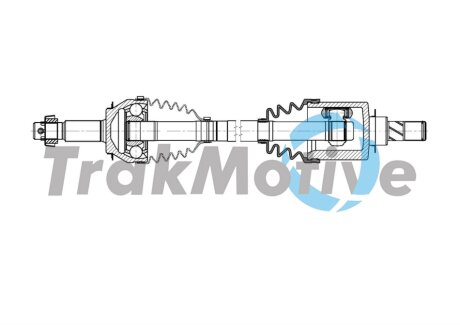 RENAULT Напіввісь передн. лів. KADJAR (HA, HL) 1.2 TCe 130 15- TRAKMOTIVE 30-2052